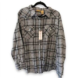 Wrangler Western Plaid Snap Shirt – NWT